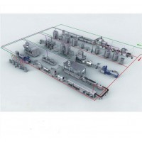 pure RO water treatment plant equipment filling packing machine